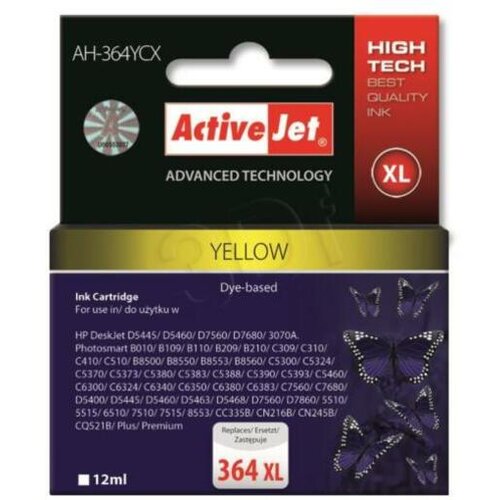 Activejet rumeno črnilo HP CB325EE 364 XL Cijene