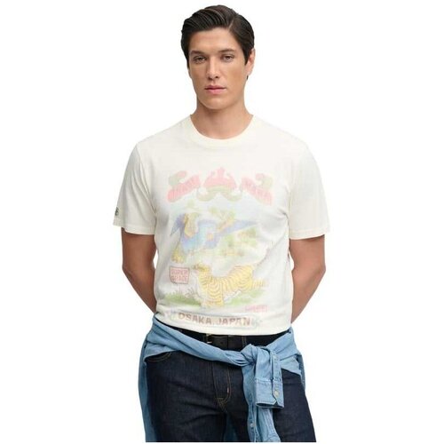 Superdry bela mu&amp;scaron;ka majica Slike