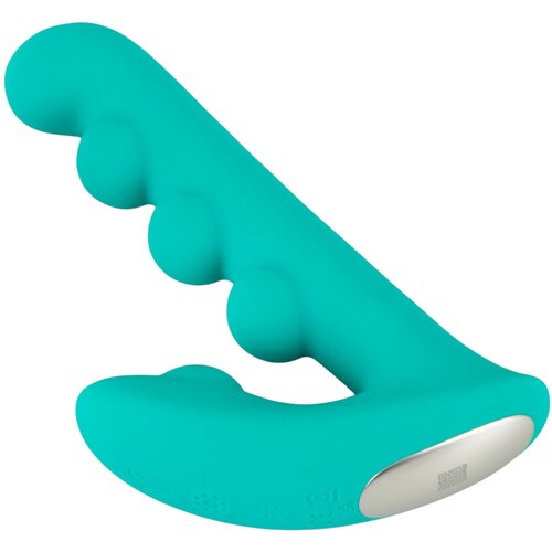  Beau Coeur Sylora - biserni 2u1 vibrator (zeleni) Slike