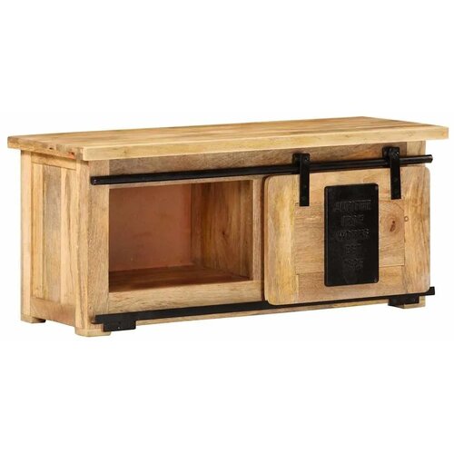  TV ormarić 90 x 35 x 40 cm od masivnog drva manga Slike