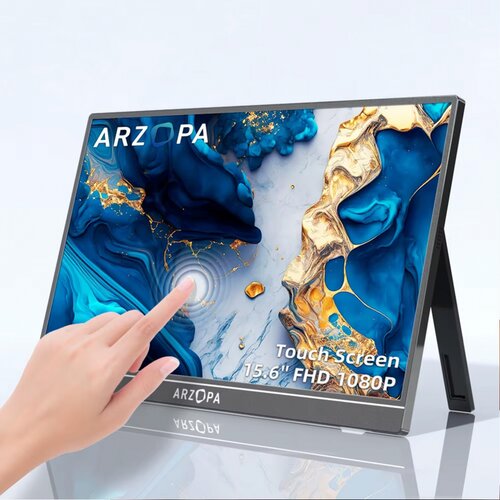 Arzopa eksterni prenosni monitor 15,6'' A1T fhd touch screen Cene