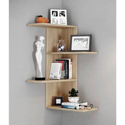 MID.YOU STENSKI REGAL 45/77/45 cm hrast sonoma Slike