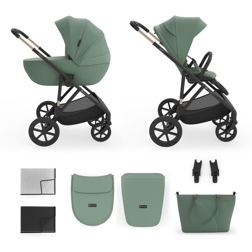 Kinderkraft KOLICA 2U1 PRIME 3 GREEN Slike