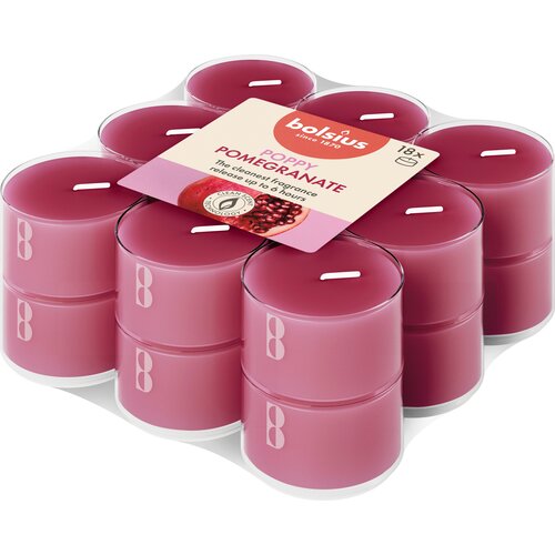 Bolsius Dišeče čajne lučke True Scents 6h (18 kosov) - granatno jabolko Cene