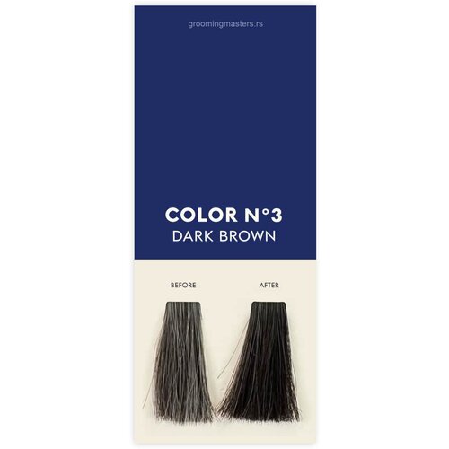 KEUNE Farba za bradu i kosu za muškarce, 60ml No.3 - Tamno braon Cene