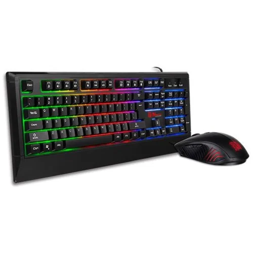 Thermaltake Challenger Combo RGB, Ergonomic, 1.8m, 6 tipkioptiÄki, do 2400 DPI