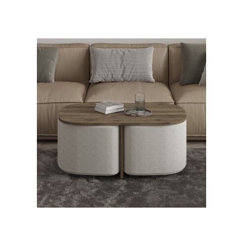Hanah home set stolića za kafu, 2 dijela, krem Cijene