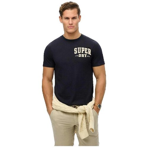 Superdry Majice s kratkimi rokavi T-shirt Vintage Athletic noir Črna Cene
