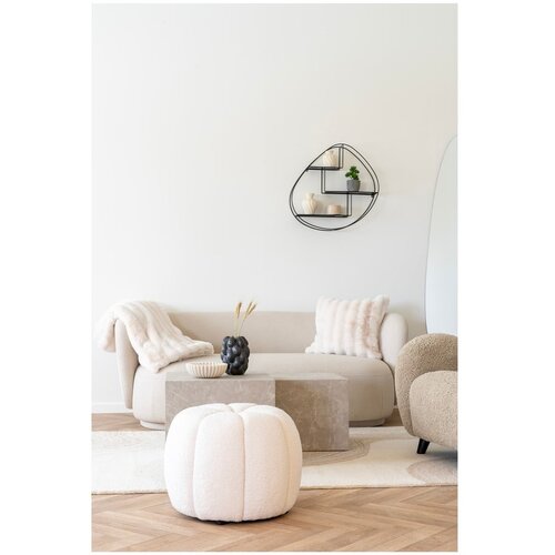 House Nordic Kremno bela odeja iz umetnega krzna 130x180 cm Galena &amp;ndash; Slike