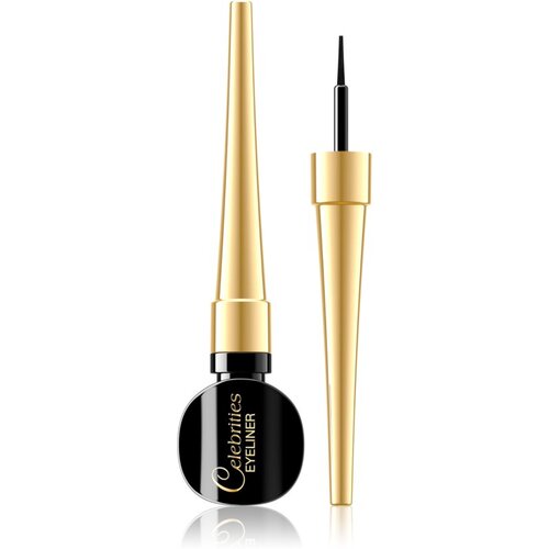 Eveline Cosmetics Celebrities tekući eyelineri nijansa Black 6 ml Slike