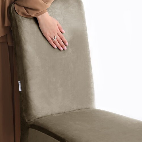 Restilo Sivo-bež raztegljiva prevleka za stol 48 cm Sento &amp;ndash; Slike