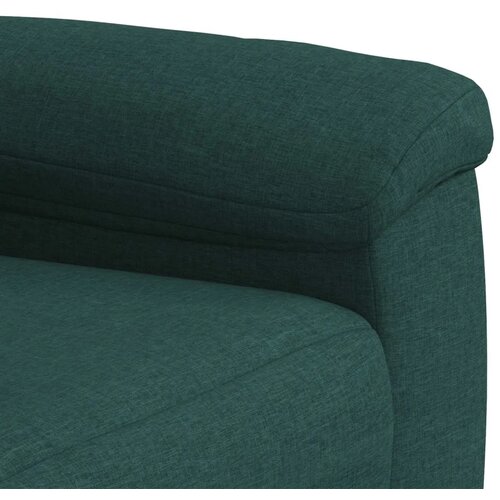  Set sofe 2 pcs Tamnozelena Tkanina - Tamnozelena 2-sjedalna (140 cm) + 3-sjedalna Slike