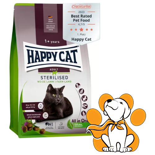 Happy Cat Sterilised Adult Lamb 10kg, Lako Svarljiva Hrana Za Sterilisane Mačke Cene