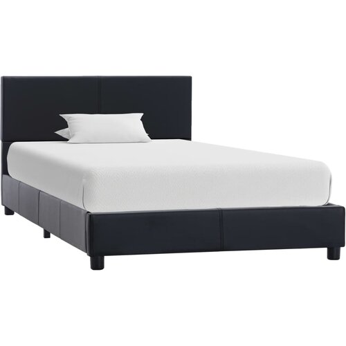 vidaXL Okvir za krevet od umjetne kože crni 100 x 200 cm - Crna 100 x 200 cm Cijene