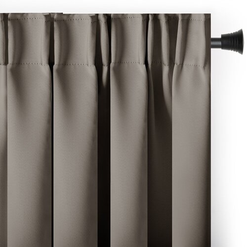 Restilo Sivo-bež zavjesa za djelomično zamračenje 140x175 cm Kierra &ndash; Cijene