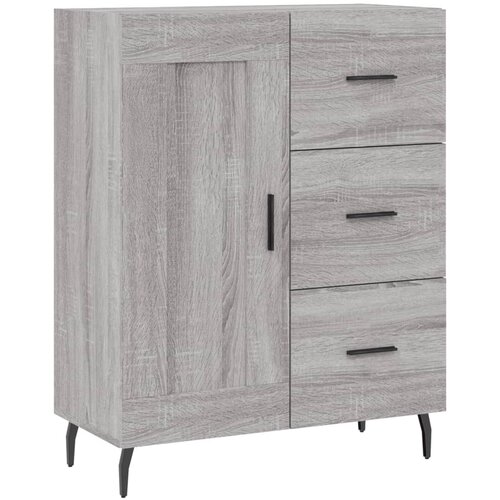 Maison Chic Komoda - Predalnik siva sonoma 69,5x34x90 cm inženirski les, (21717316) Cene