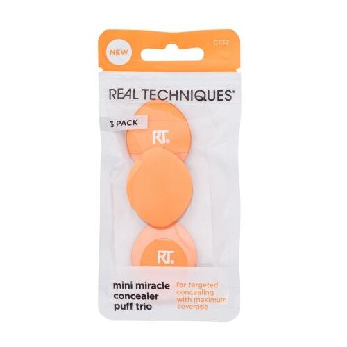 Real Techniques Mini Miracle Concealer Puff Set kozmetički aplikator 3 kom Slike