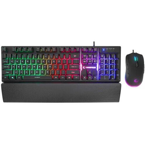 Rampage Tastatura+miš USB KM-RX7 FORTUNA US crna Cene