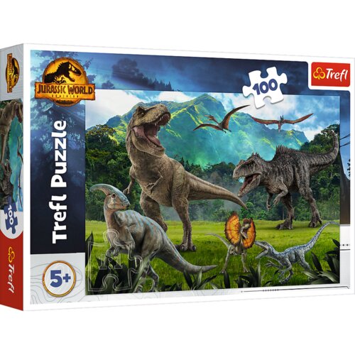  Puzzle - 100 - Jurassic Park / Universal Jurassic World Trefl 16441 Slike