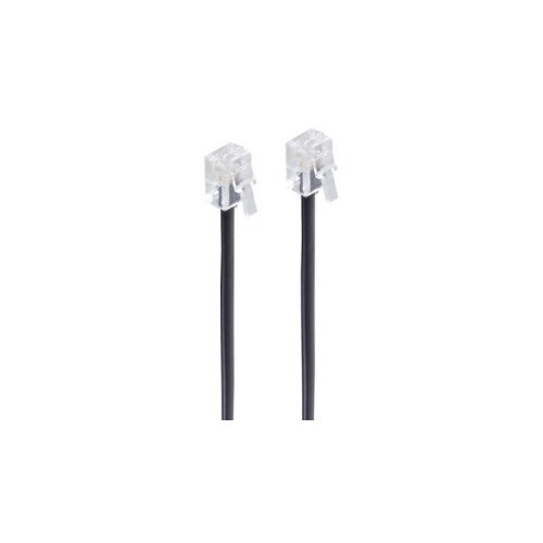 Shiverpeaks basic-s modularni kabel\, zahodni vtič 6/6 do zahodni vtič 6/6\, črn\, 6-žični\, 3 m western priključni kabel [1x RJ12 vtič 6p6c - 1x RJ12 vtič 6p6c] 3 m črna, (20411146) Cene