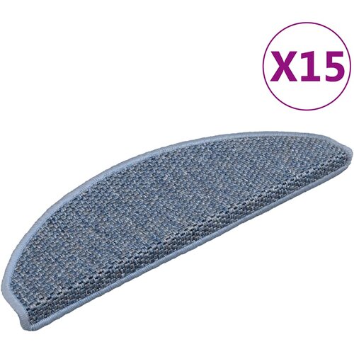  Samoljepljivi otirači za stepenice 15 kom 65x21x4 cm plavi Cijene