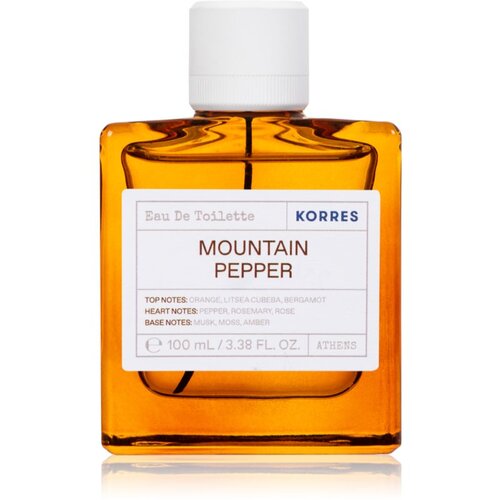 Korres Mountain Pepper toaletna voda uniseks 100 ml Slike
