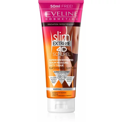 Eveline Cosmetics Slim Extreme 4D Scalpel serum za tijelo za smanjenje potkožnog masnog tkiva 250 ml