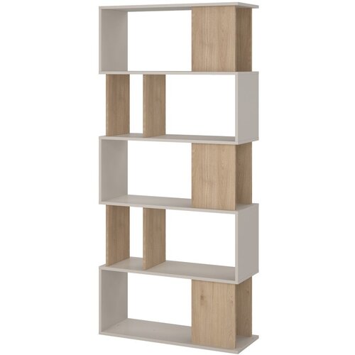 Tvilum Krem biblioteka u dekoru hrasta 80x173,5x29,5 cm Maze &ndash; Cijene