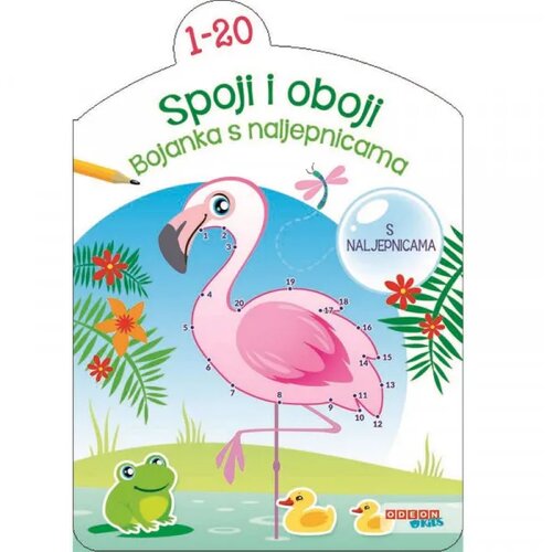 Odeon Bojanka s naljepnicama spoji i oboji 1-20 Cene