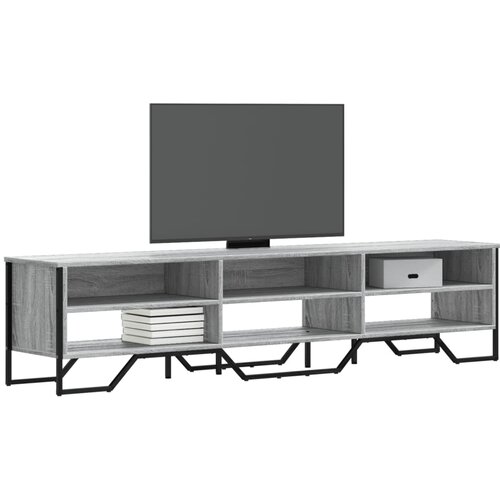 TV ormarić siva boja hrasta 180x34x41 cm konstruirano drvo Cene