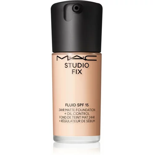 MAC Cosmetics Studio Fix Fluid SPF 15 24HR Matte Foundation + Oil Control matirajoči tekoči puder SPF 15 odtenek NW10 30 ml