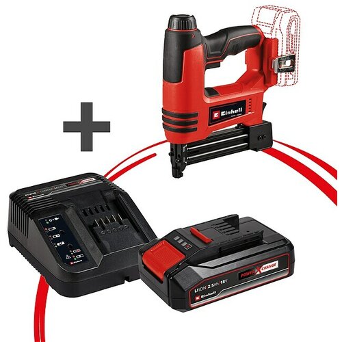Einhell Power X-Change 18V Set orodij (Akumulatorski žebljalnik TE-CN 18 Li-Solo + Starter set) productname.garantie.plussign BAUHAUS garancija 5 let za naprave na električni ali motorni pogon Slike