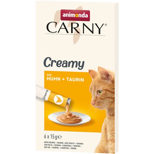 Animonda Carny Adult Creamy - 6 x 15 g s piščancem in tavrinom Cene