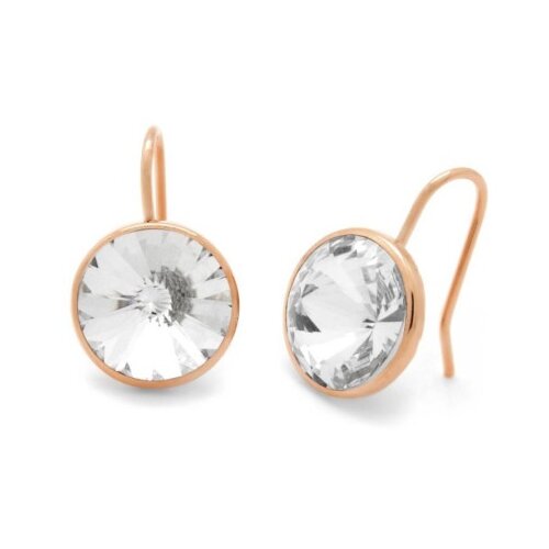 Victoria Cruz basic hook m rose gold mindjuše sa swarovski kristalom ( a2521-07st ) Cene