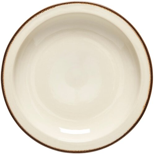 Casafina Opečnato oranžen/bež desertni lončen krožnik &amp;oslash; 20 cm Poterie &amp;ndash; Slike