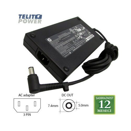19.5V 10.3A 7.4*5.0MM 200W Laptop Adapter Charger For HP EliteBook