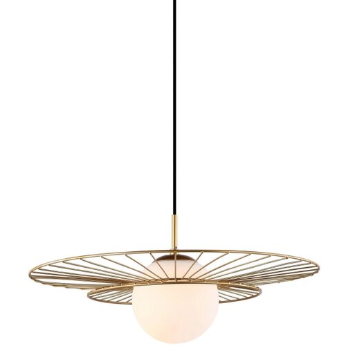  ITALUX MDM-4001/1 GD - Luster na sajli ALISON 1xE27/40W/230V Slike