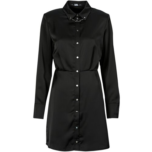 Karl Lagerfeld karl charm satin shirt dress Vi&amp;scaron;ebojna Slike