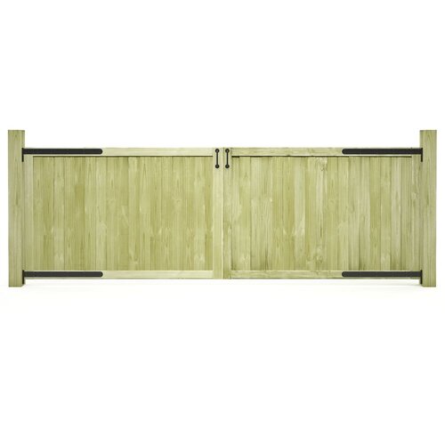  Vrtna vrata 2 kom od impregnirane borovine 300 x 100 cm Cene