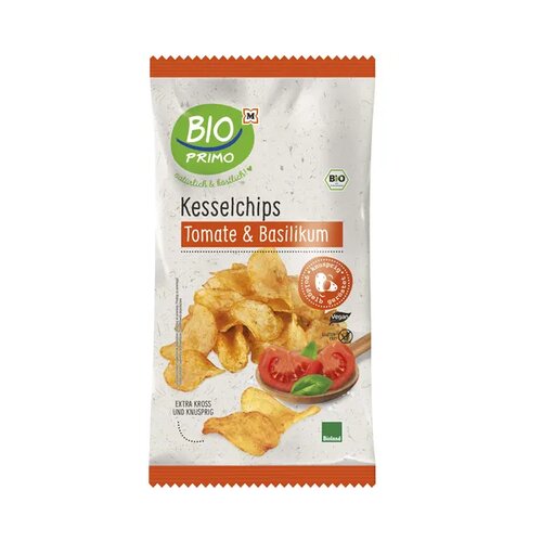 BIO PRIMO Bio čips - paradižnik & bazilika Cene