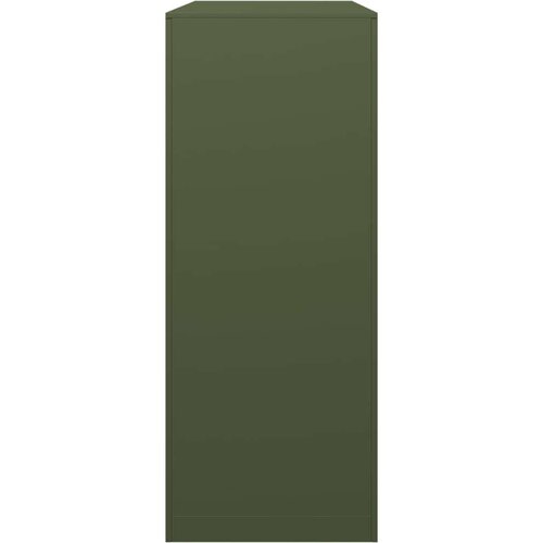  Stalak za drva za ogrjev zeleni 100x40x100 cm čelični Slike