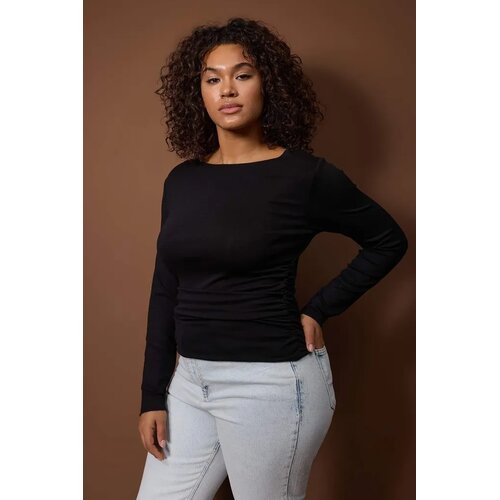 Trendyol Ženska bluza Tbbaw26Af00121, Crna Cene