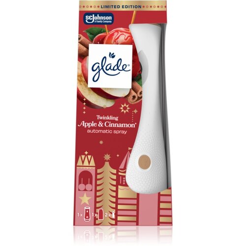 Glade Automatic Spray Twinkling Apple &amp;amp; Cinnamon avtomatski osvežilec zraka s polnilom 269 ml Slike