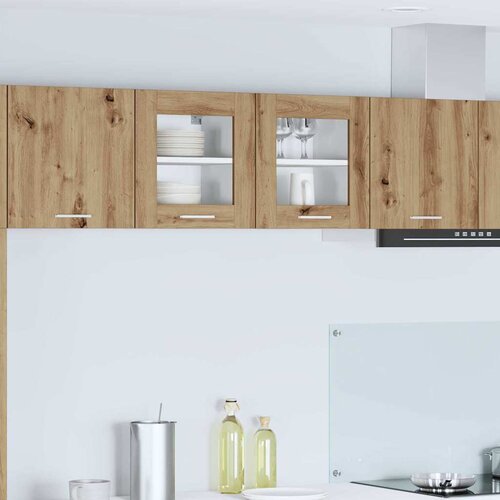 vidaXL viseći ormarić riga 2 pcs umjetnički hrast 40 x 31 x 40 cm Cijene