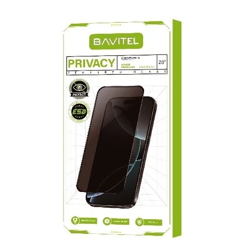 BAVITEL iPhone 16 Privacy za&scaron;titno staklo- 9H Strong Hardness Anti-Scratch ( 95730 ) Cene