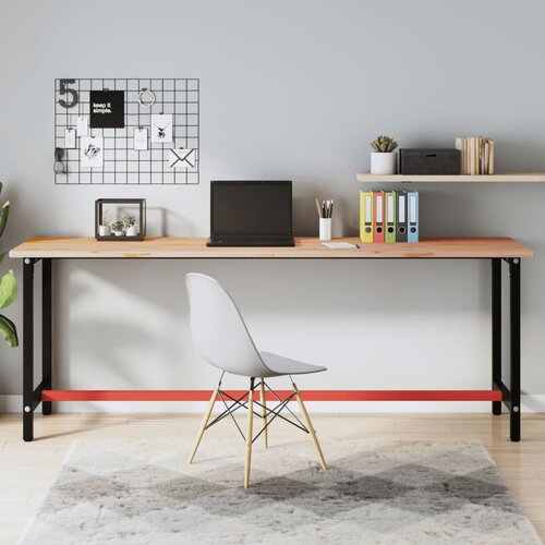 VidaXL Ploča za radni stol 220x55x2 5 cm od masivne bukovine Slike