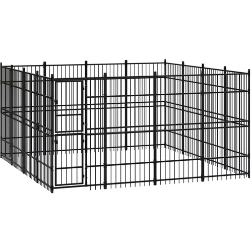  vanjski kavez za pse čelični 14,75 m²