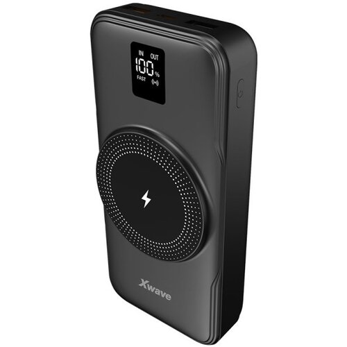X Wave GoEnergy 20Wd black Power bank eksterna baterija 20000mAh/20W/15W wireless/PD/QC3.0 Cene
