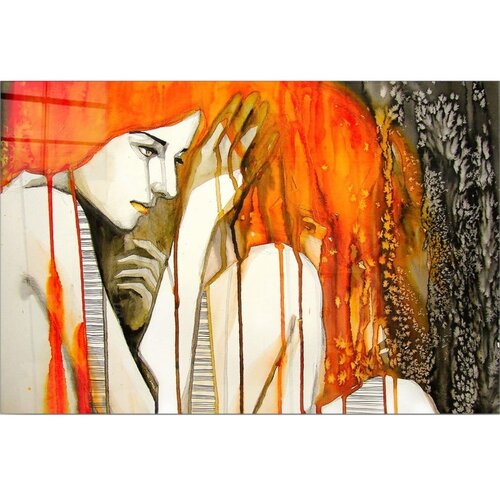 Wallity Staklena slika 100x70 cm - Slike