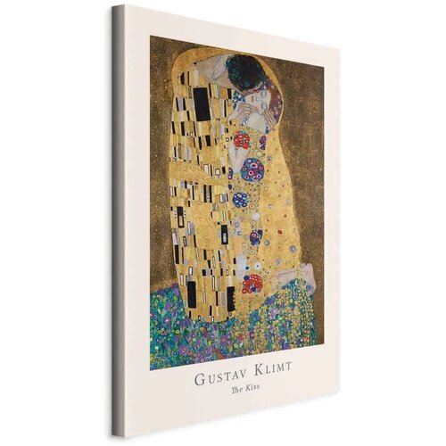  Slika - Gustav Klimt - The Kiss (1 Part) Vertical 60x90 Na talijanskom platnu Cijene